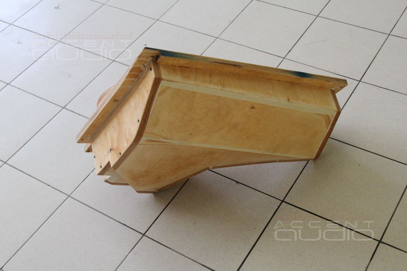 Встроенный сабвуфер-стелс Audison Voce AV10 в Pagero Sport