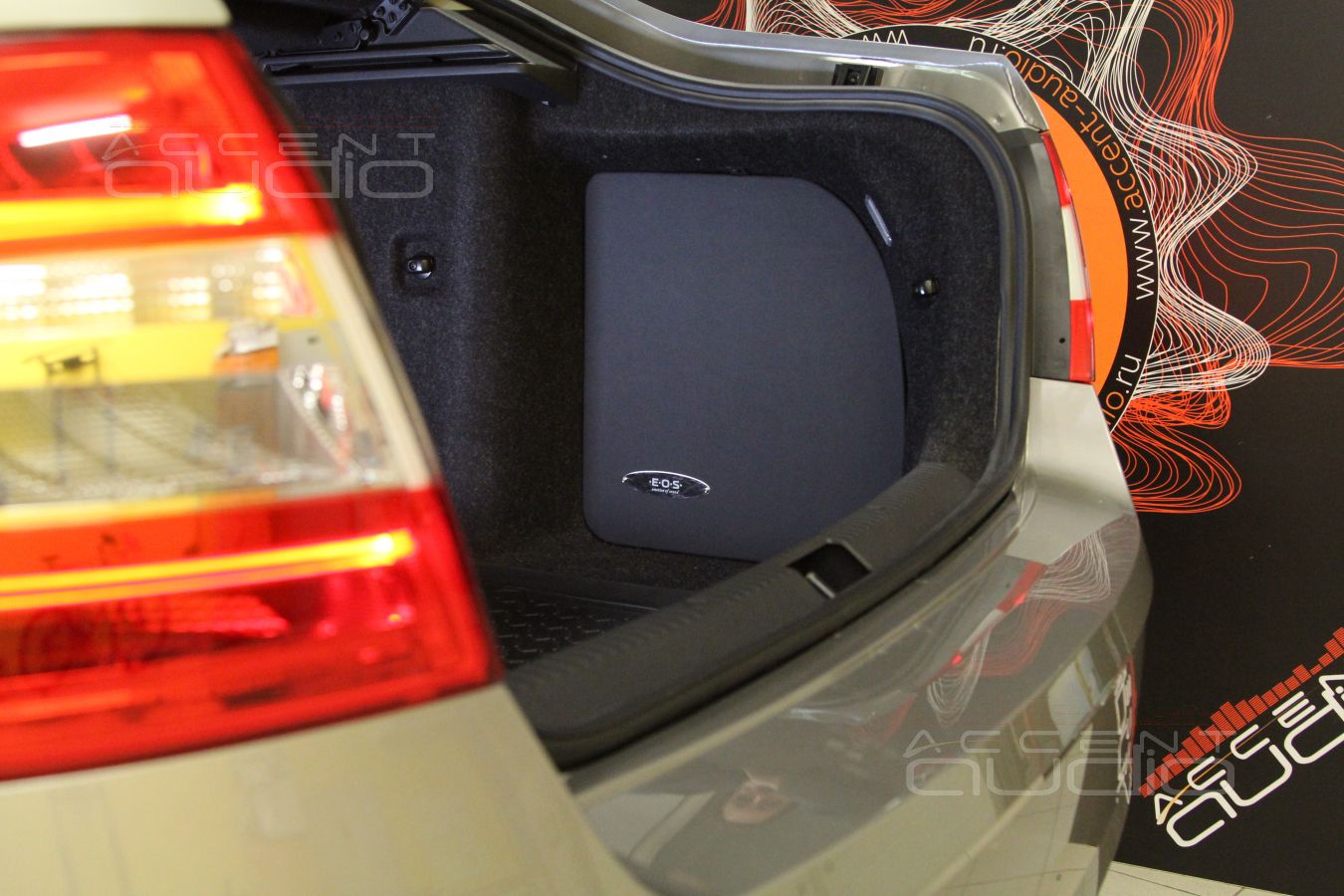 Про Skoda Octavia в студии Accent-Audio