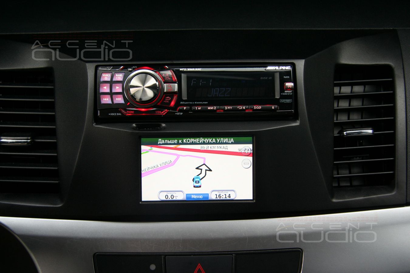 Навигация и звук в Lancer X. Эксклюзивная инсталляция !