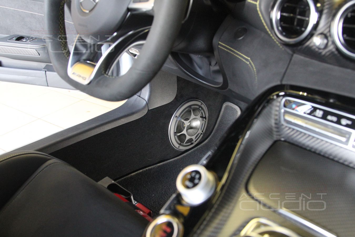 Установка мидбасов Eton MAS 160 в Mercedes-Benz GT