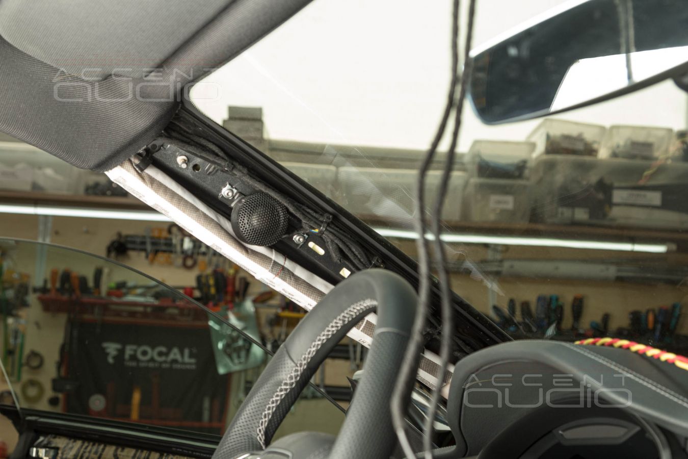 Шикарные, дешевые, немецкие твитеры SOAudio SO29NEO в штатных местах Audi A7