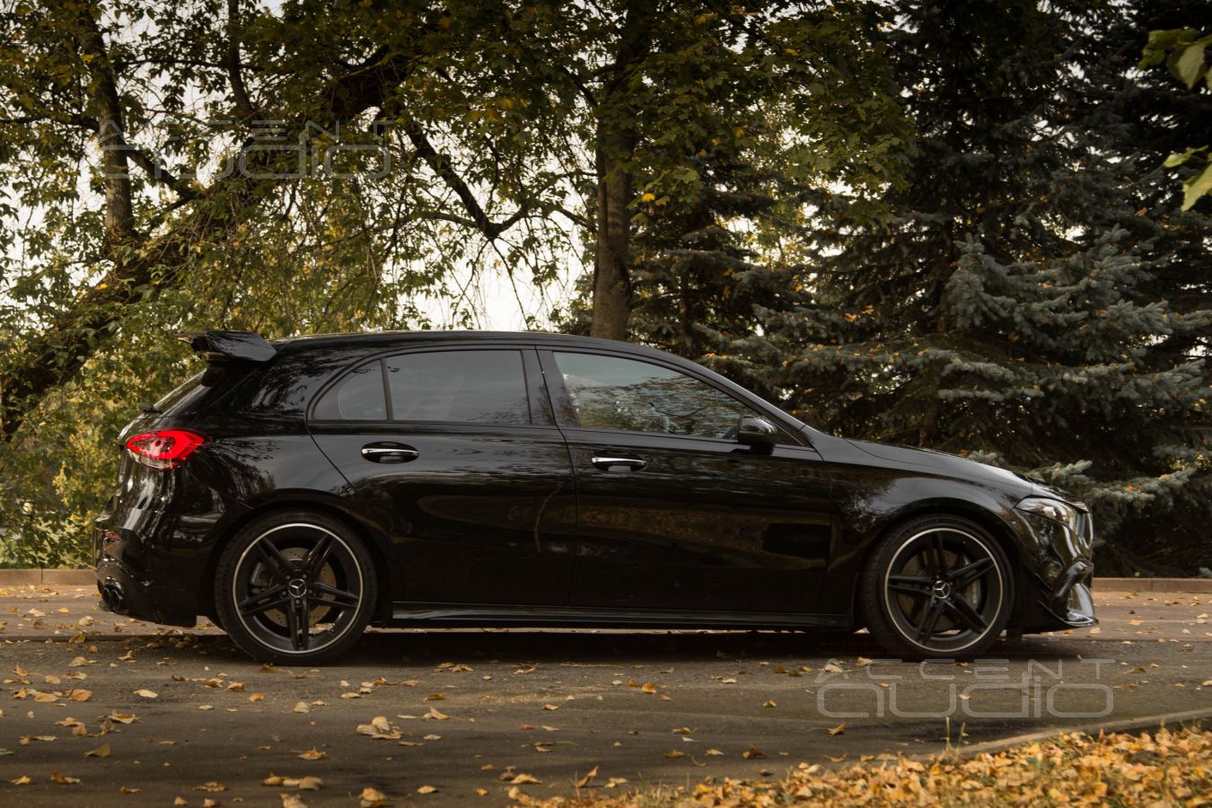 Бюджетная аудиосистема Accent-Audio 8 для Mercedes-Benz A 45