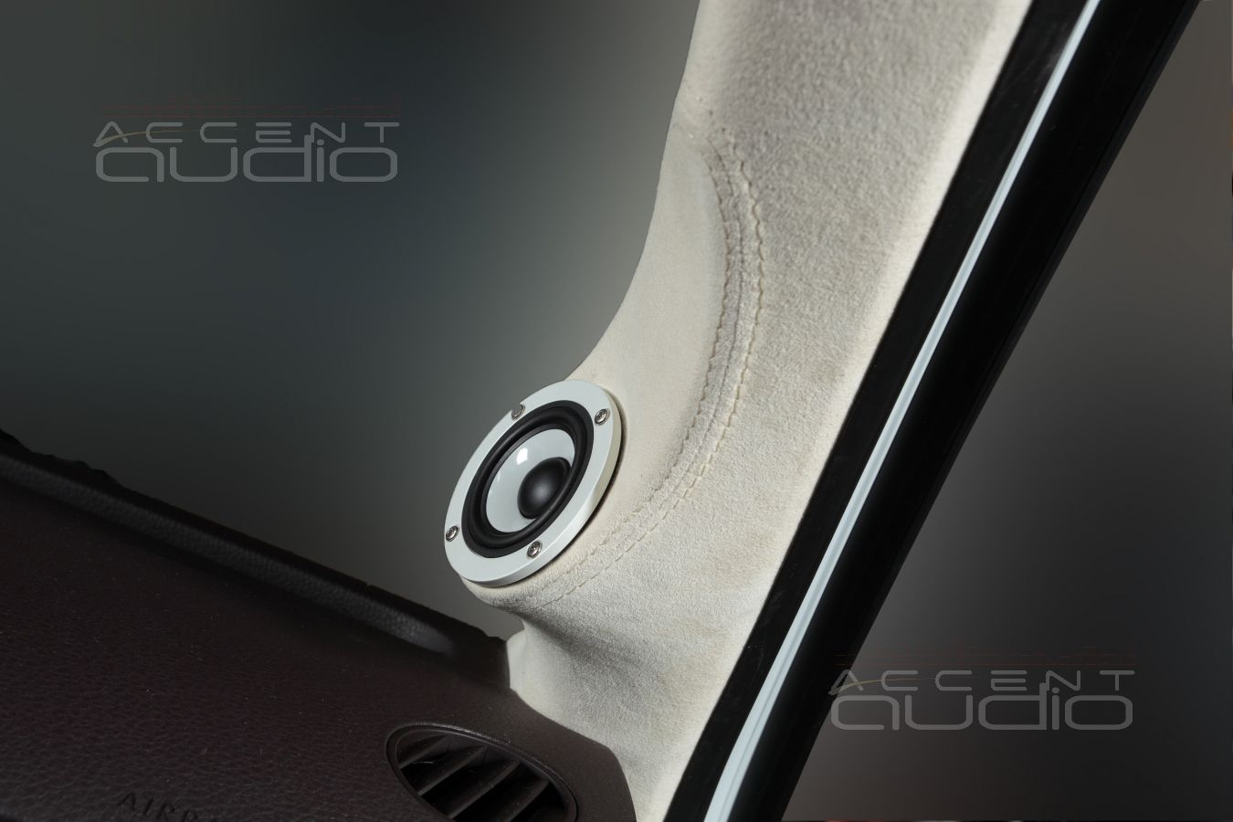 Среднечастотные твитеры Bewith A-50 в Volkswagen Touareg NF