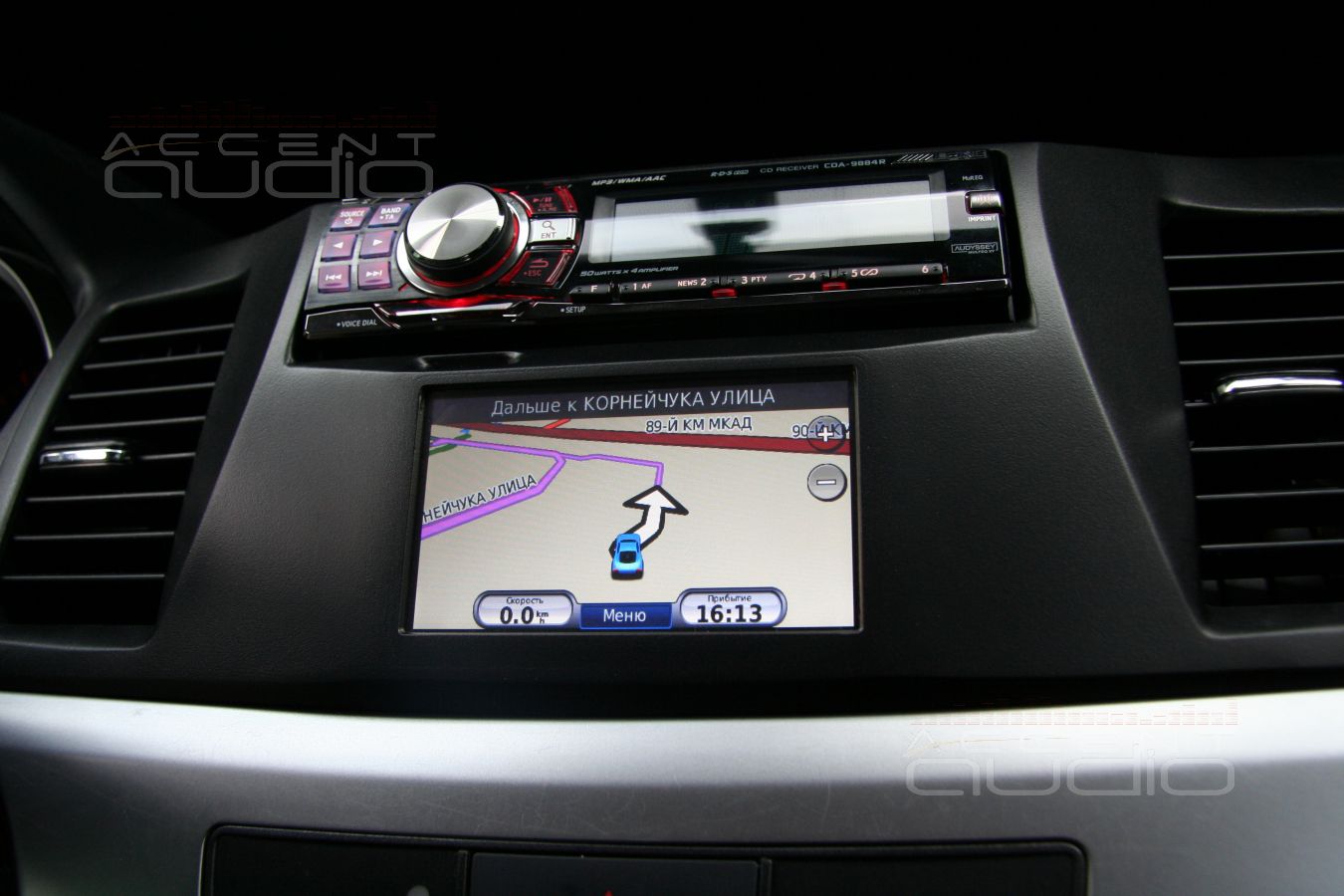 Навигация и звук в Lancer X. Эксклюзивная инсталляция !