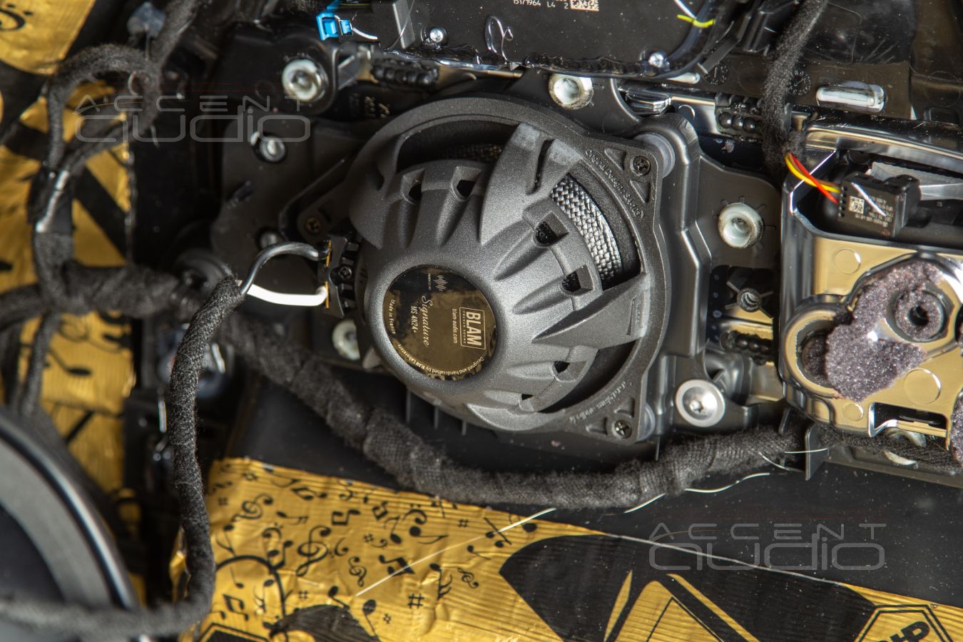 Штатная установка специальных динамиков BLAM MS 4N24 в Mercedes-Benz Gelandewagen