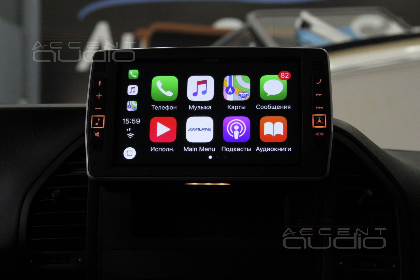 Установка магнитолы Alpine X902D-V447 в Mercedes-Benz Vito Tourer W447