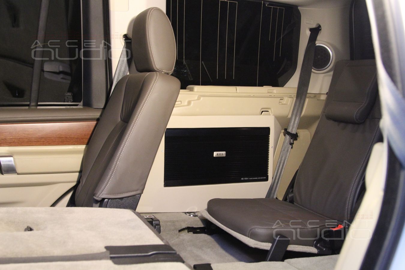 Установка усилителей E.O.S в Range Rover Discovery