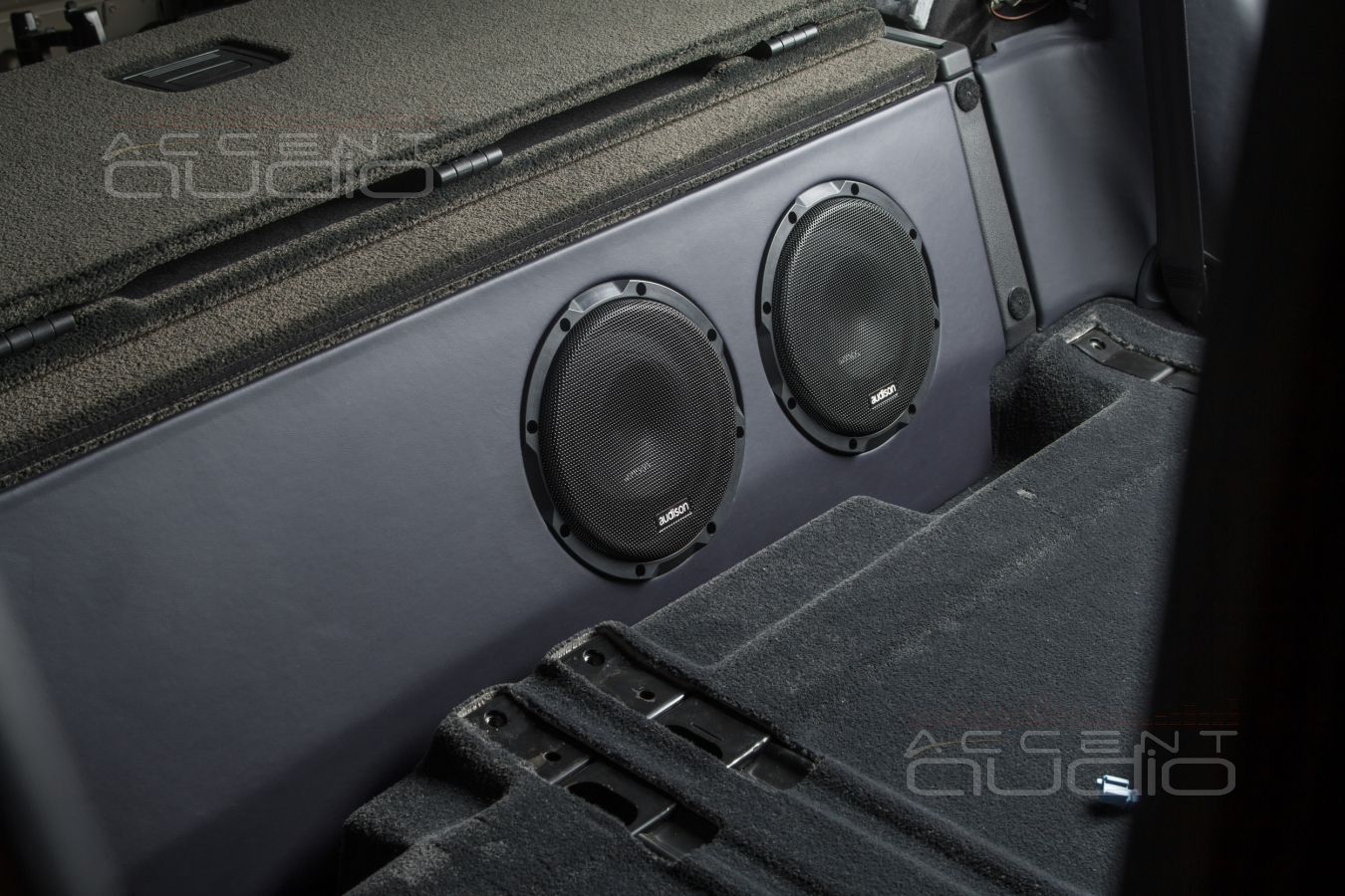 Синий, специальный, сдвоенный сабвуфер стелс для Bentley Bentayga
