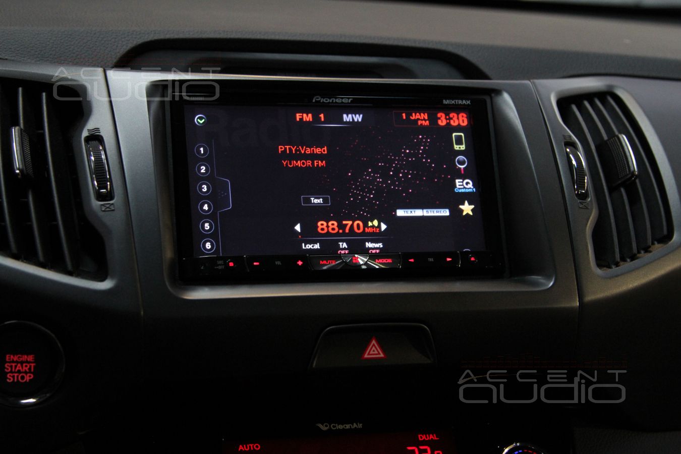 Kia Sportage NEW - полная замена аудиосистемы