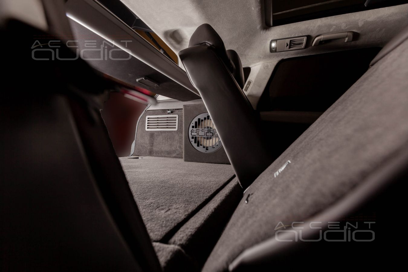 Оригинальный съемный сабвуфер для нового Range Rover Sport по проекту заказчика