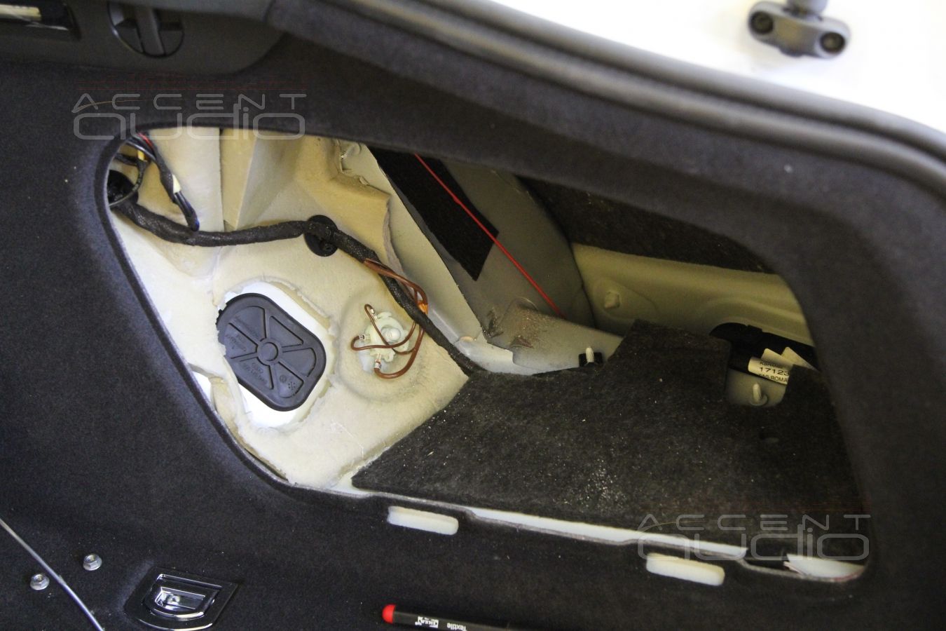 Деревянный стелс в Audi