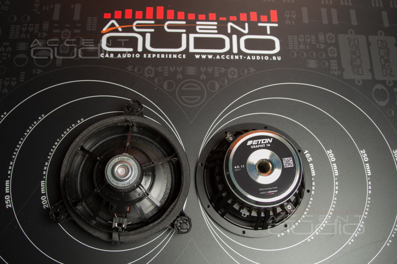 Новые мидбасы Eton Graphit 16 в дверях Toyota RAV4 – отвал бошки