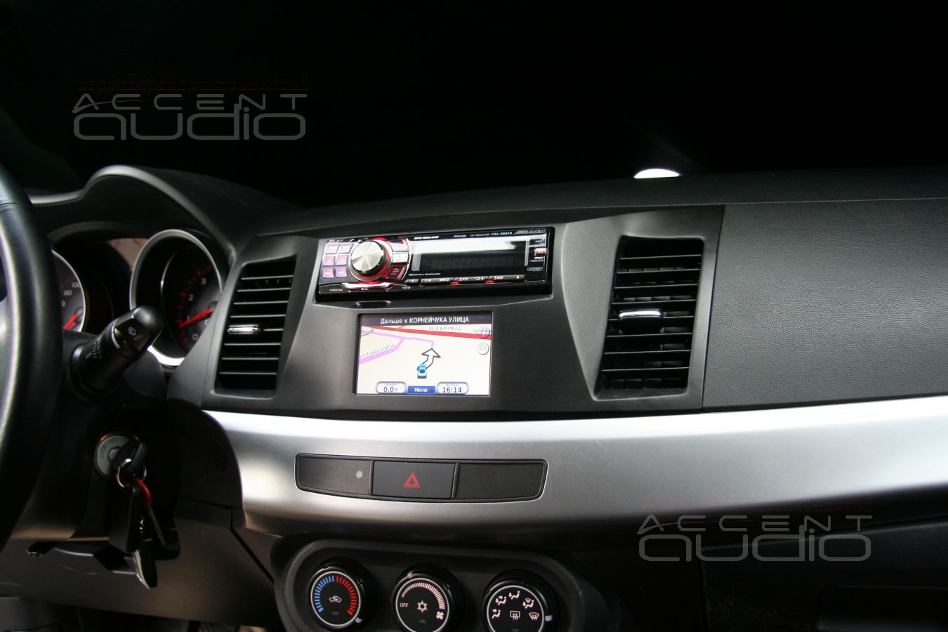 Навигация и звук в Lancer X. Эксклюзивная инсталляция !