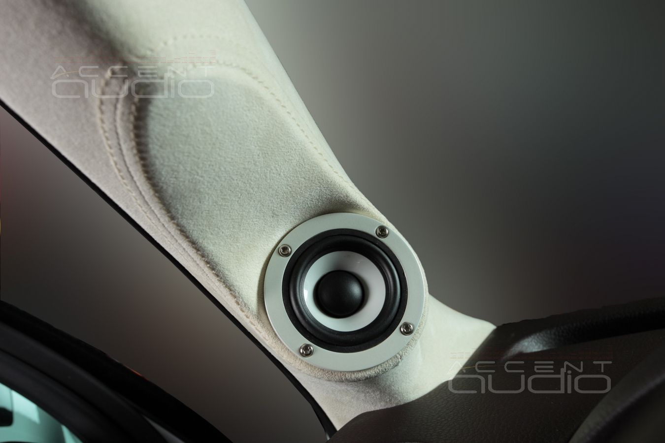 Среднечастотные твитеры Bewith A-50 в Volkswagen Touareg NF