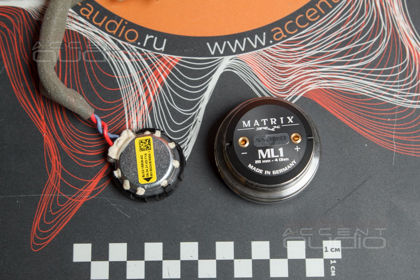 Новые высокочастотные излучатели Brax ML1 в интерьере Range Rover