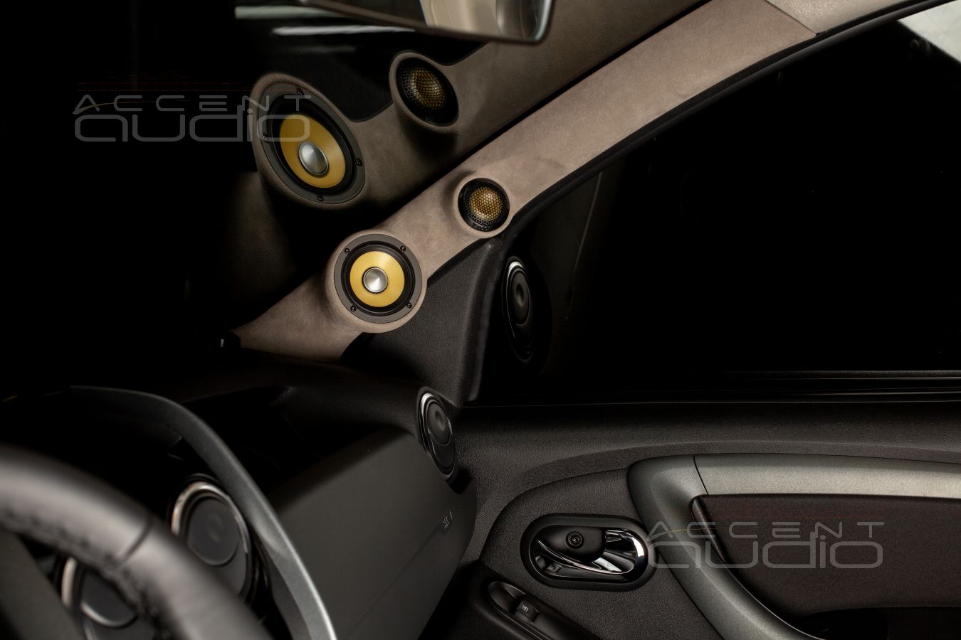 Подиумы для СЧ-ВЧ Focal KX в Renault Duster