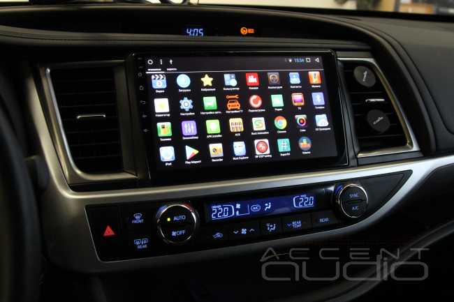 Полная замена аудиосистемы в Toyota Highlander
