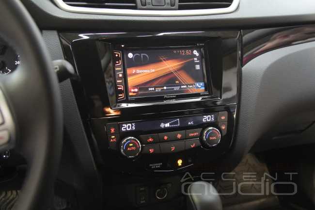 Pioneer отлично смотрится в Nissan Qashqai 2015