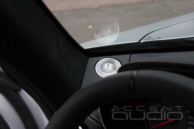 Burmester отправляем на полку – устанавливаем настоящую аудиосистему в спортивный Mercedes-Benz GT