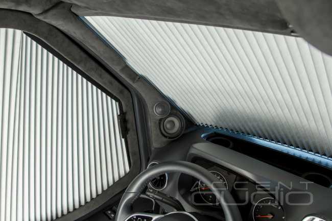 А я – в домике: автозвук и дооснащение автодома Mercedes-Benz Hymer