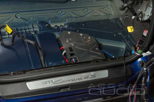 Аудиосистема для Porsche Carrera 911 S: красивые решения для красивого автомобиля