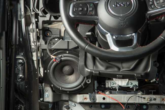 Звуковые решения для нового Jeep Wrangler Rubicon 