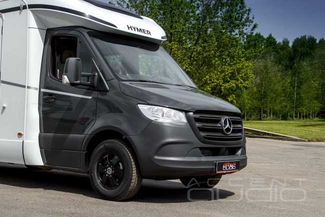 А я – в домике: автозвук и дооснащение автодома Mercedes-Benz Hymer
