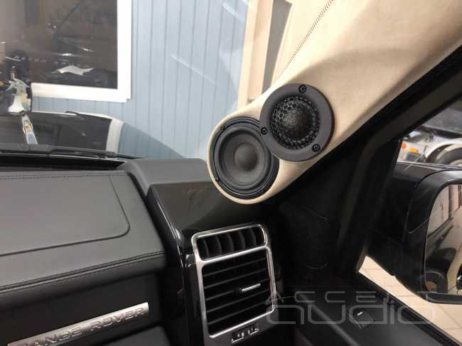 Range Rover Vogue Быстрая модернизация звука на базе Hi-End компонентов