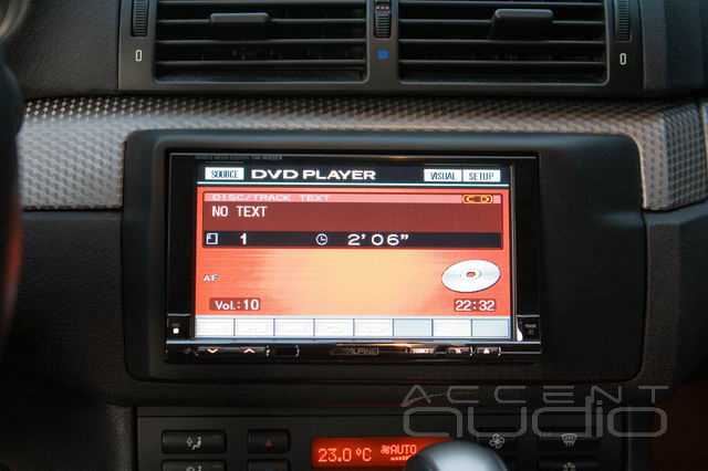 BMW E46: 2-din мультимедиа, новый интерьер, аудиоинсталлция.