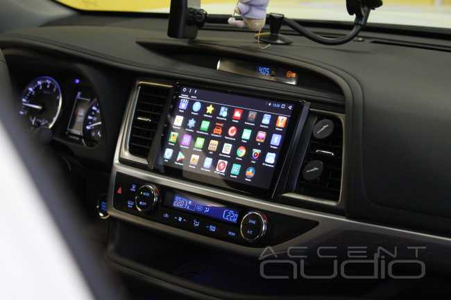 Полная замена аудиосистемы в Toyota Highlander