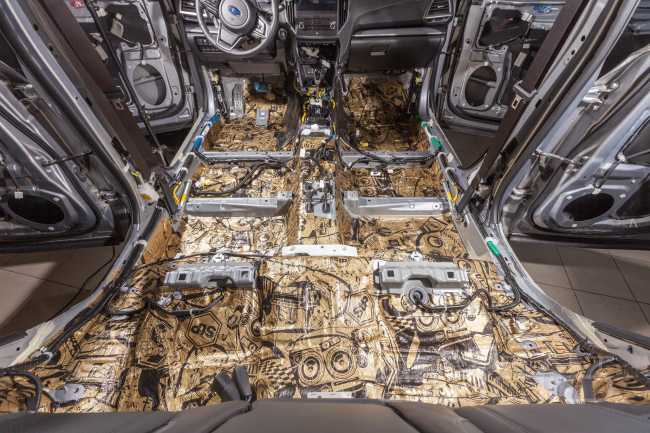 Серьезный звук в новом Subaru Forester