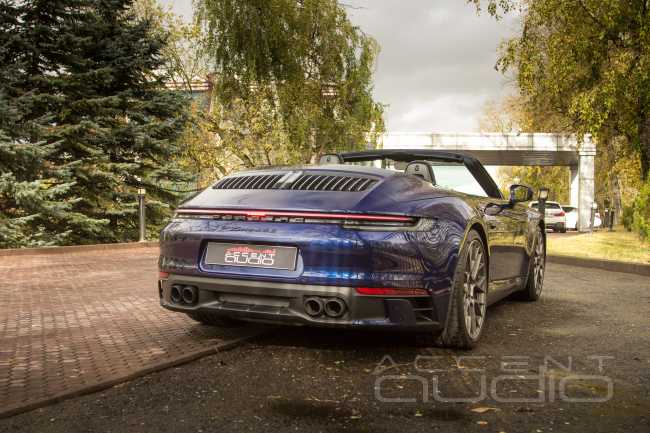 Аудиосистема для Porsche Carrera 911 S: красивые решения для красивого автомобиля