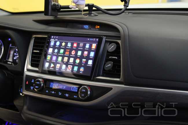 Полная замена аудиосистемы в Toyota Highlander