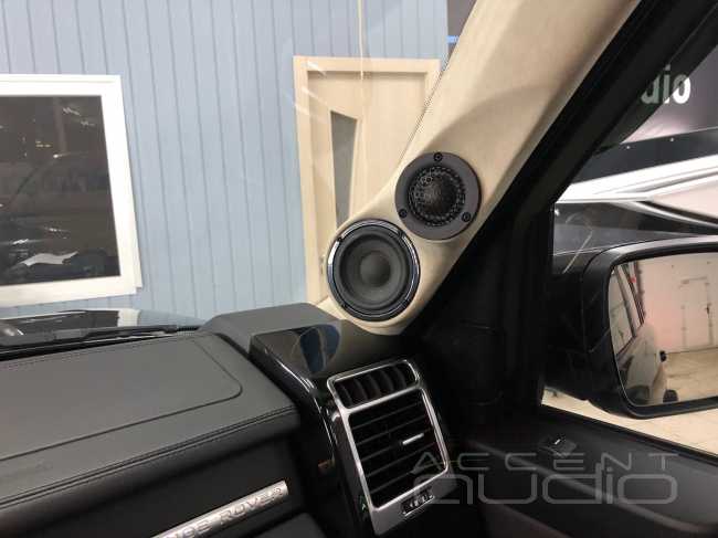 Range Rover Vogue Быстрая модернизация звука на базе Hi-End компонентов