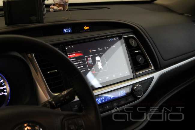 Полная замена аудиосистемы в Toyota Highlander