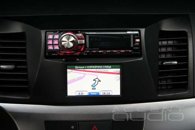 Навигация и звук в Lancer X. Эксклюзивная инсталляция !