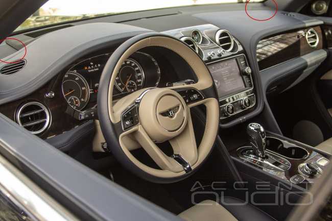 Bentley Premium Sound System, вместо жалкой заводской пародии 