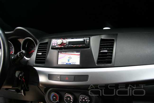 Навигация и звук в Lancer X. Эксклюзивная инсталляция !