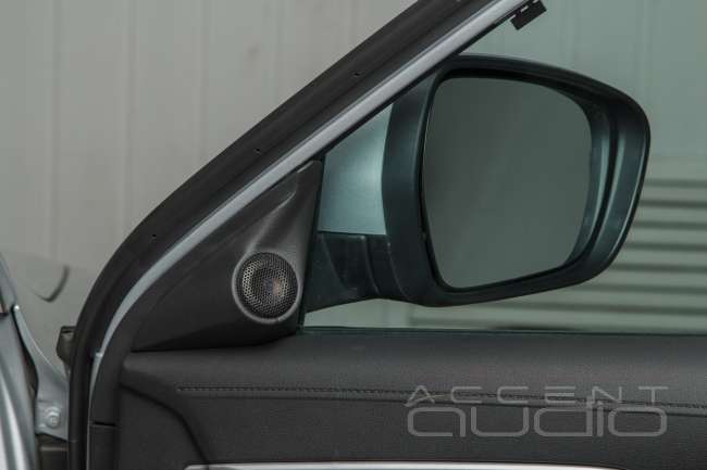 Комплект из двух подиумов для установки высокочастотных излучателей в Geely Atlas 20XX-20XX.