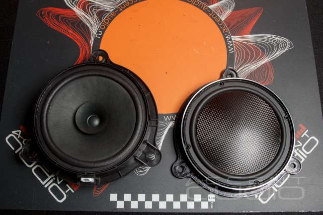 Комплект из двух подиумов для установки 165 мм мидбасовых излучателей в Smart ForTwo 2014-2024.