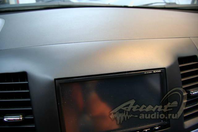 Установка AV центра в Mitsubishi Lancer X