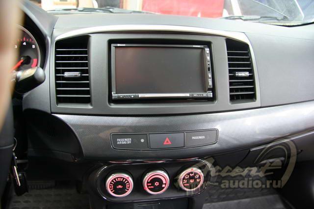 Новая рамка 2-DIN для Lancer X